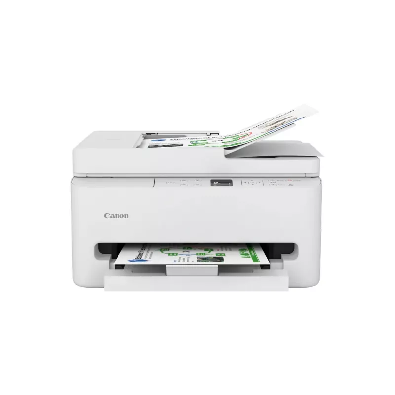 Daugiafunkcis rašalinis spausdintuvas Canon PIXMA TS7550i – A4, 1200×1200 DPI, Wi‑Fi, spalvotas skenavimas/kopijavimas, dvipusė spauda (baltas)