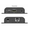 DIGITUS HDMI IP plėtiklio rinkinys – 4K/60Hz 120/200 m, vienas prie daugelio, CAT, juodas