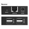 DIGITUS USB 2.0 ilgintuvas 4x USB-A prievadai 150 m CAT6 kabeliui DA-73120