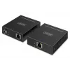 DIGITUS DA-73121 USB 3.2 Gen1 CAT ilgintuvas – 5 Gbps, 4 prievadai (3× USB-A, 1× USB-C), 100 m, DC maitinimas