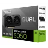 Vaizdo plokštė ASUS GeForce RTX 5050, 8 GB GDDR6, PCIe 5.0, 2560 CUDA branduoliai, 128 bitų atminties magistralė