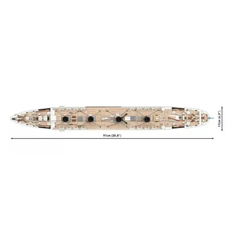 Konstruktorius Cobi R.M.S. Titanic modelis, 3260 plastikinių kaladėlių (COBI-1686)