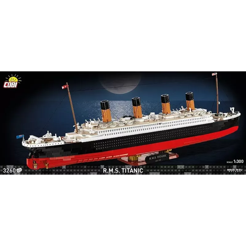 Konstruktorius Cobi R.M.S. Titanic modelis, 3260 plastikinių kaladėlių (COBI-1686)