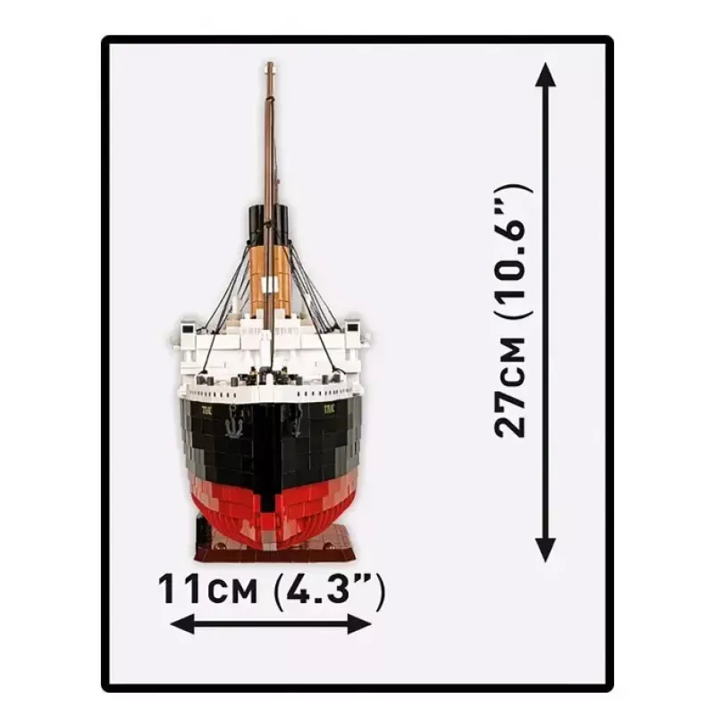 Konstruktorius Cobi R.M.S. Titanic modelis, 3260 plastikinių kaladėlių (COBI-1686)