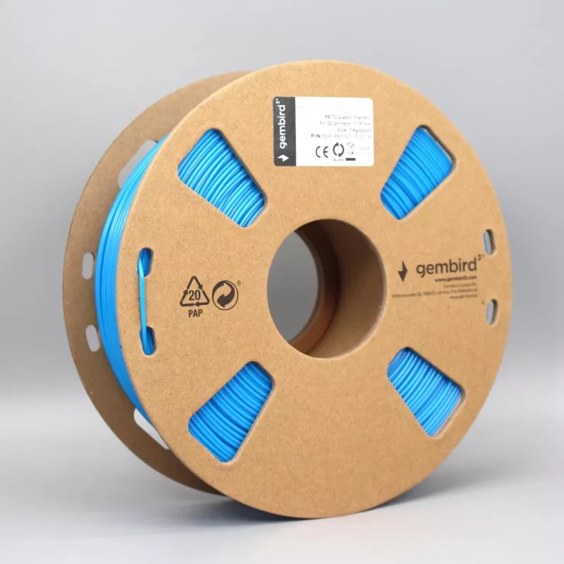 3D spausdinimo medžiaga Gembird 3DP-PETG1.75-01-B PETG mėlyna