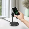 Hama 00201737 belaidis įkroviklis ausinėms, išmaniajam telefonui, juodas, USB, belaidis greitasis įkrovimas, skirtas naudoti viduje