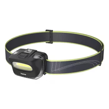 Hama HL110 juoda, mėlyna, geltona galvos lemputė su COB LED