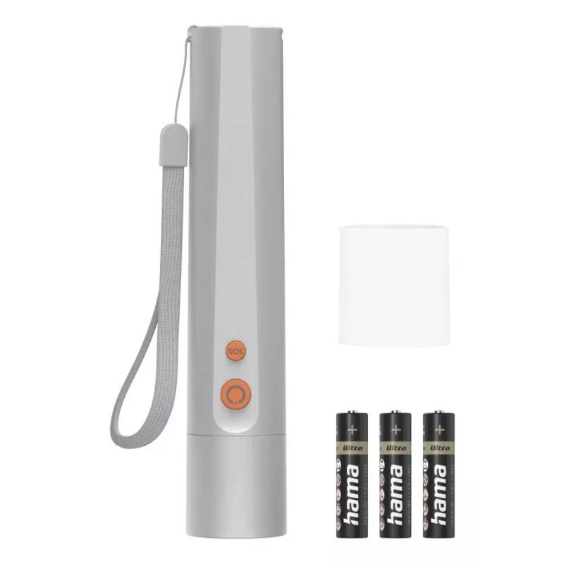 Rankinis žibintuvėlis Hama FL250 LED 3W aliuminis sidabrinis