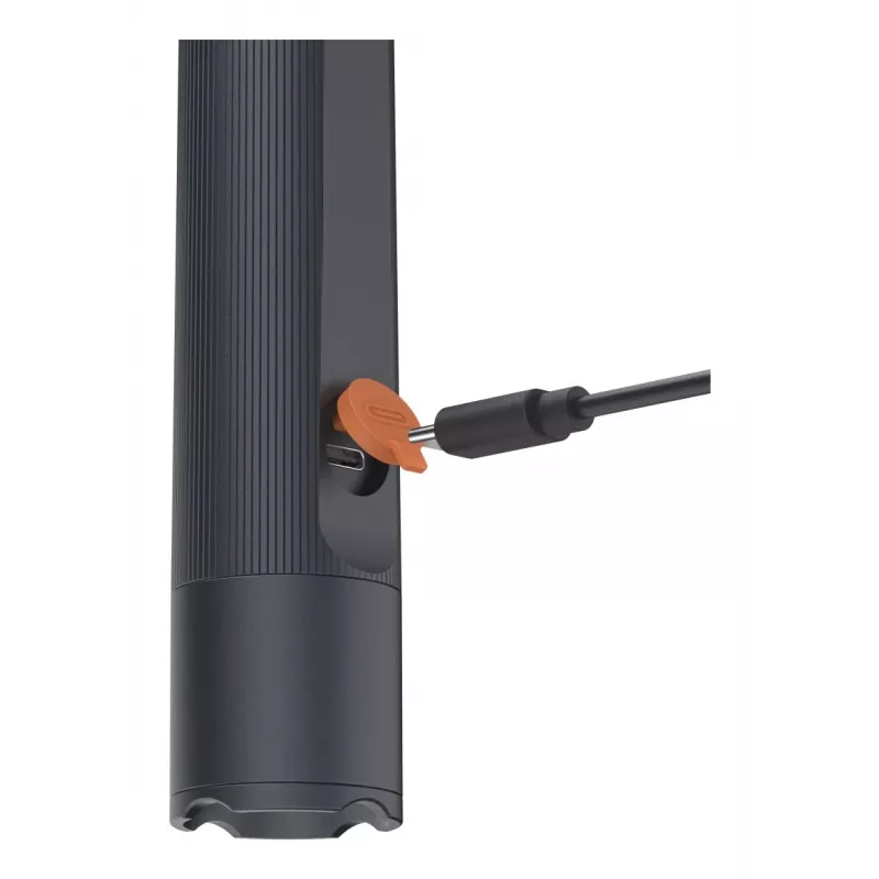 Įkraunamas LED žibintuvėlis HAMA FLX1200-C – aliuminis, atsparus smūgiams, 4 režimai + SOS