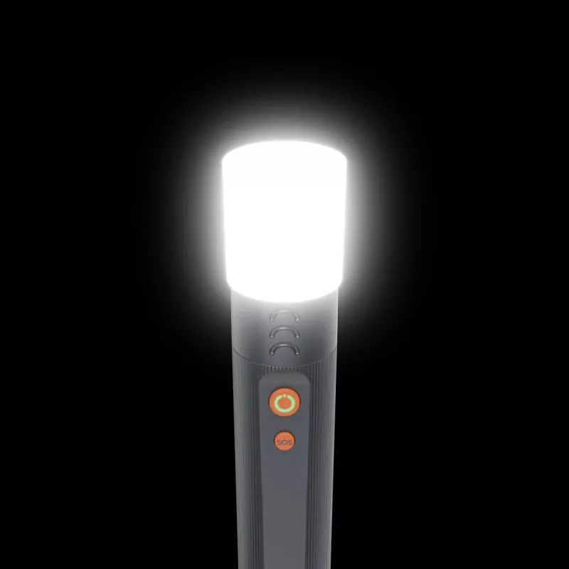 Įkraunamas LED žibintuvėlis HAMA FLX1200-C – aliuminis, atsparus smūgiams, 4 režimai + SOS