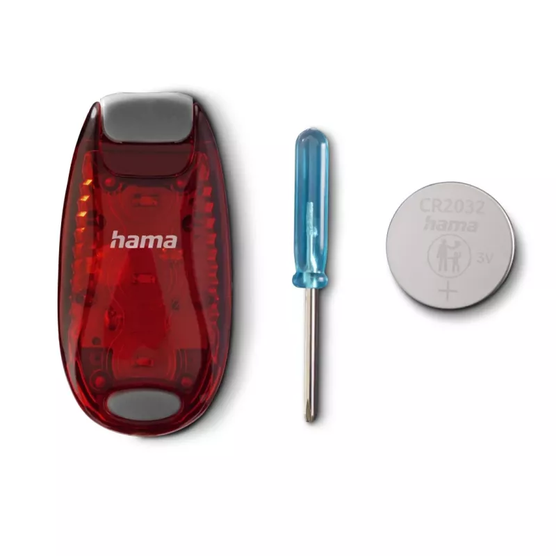 LED lempa Hama SL-DUO pilka raudona CR2032 55mm 28mm 20mm