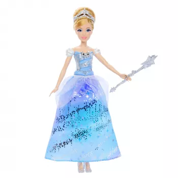 Lėlė Disney Princess Enchanted Ballgown Pelenė su šviesomis ir garsu, įkvėpta filmo