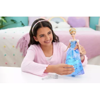 Lėlė Disney Princess Enchanted Ballgown Pelenė su šviesomis ir garsu, įkvėpta filmo
