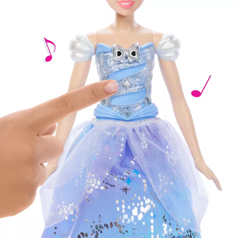 Lėlė Disney Princess Enchanted Ballgown Pelenė su šviesomis ir garsu, įkvėpta filmo