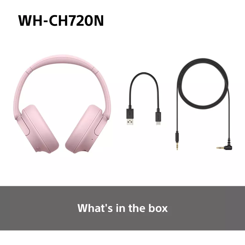 Belaidės ausinės Sony WH-CH720N su triukšmo slopinimu