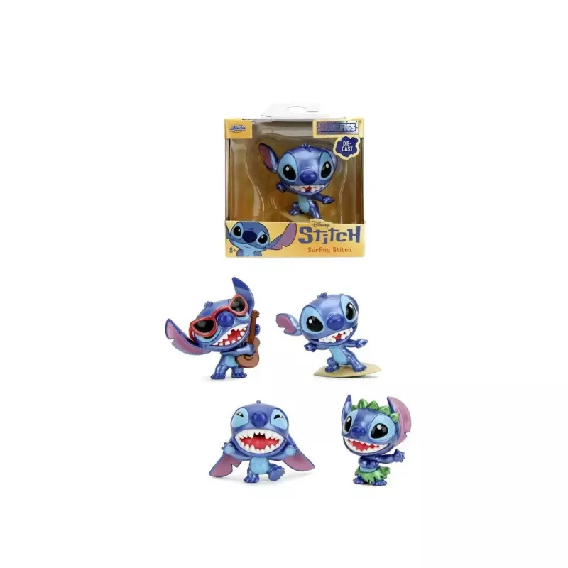 Metalinė figūrėlė Jada Toys Stitch 6,5 cm – kolekcinis personažas, 4 tipai