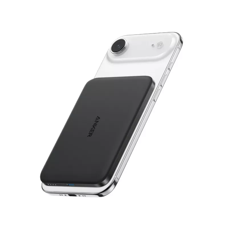 ANKER Nano MagGo A1665H11 belaidis magnetinis power bank 5000 mAh 15 W juodas