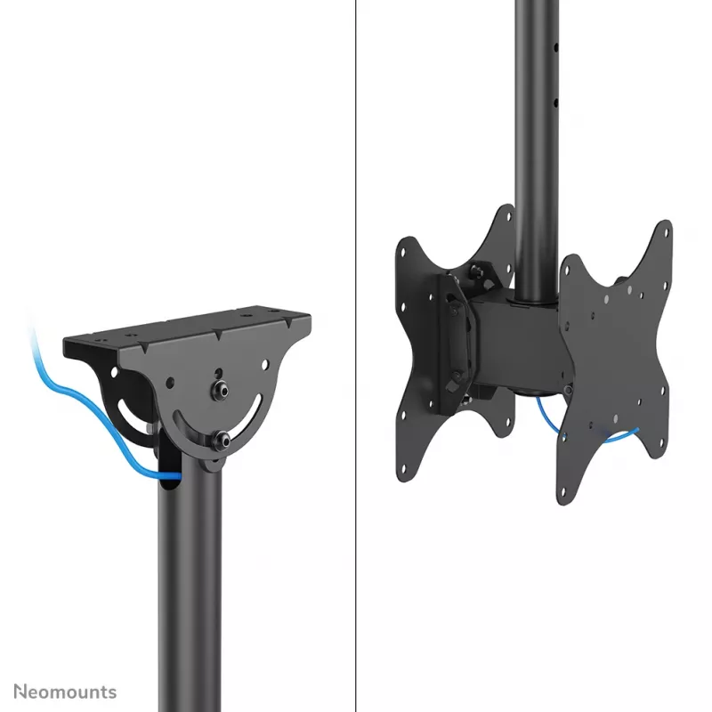 Neomounts CL35-340BL22 lubų laikiklis dviem televizoriams 23-42 col. iki 45 kg