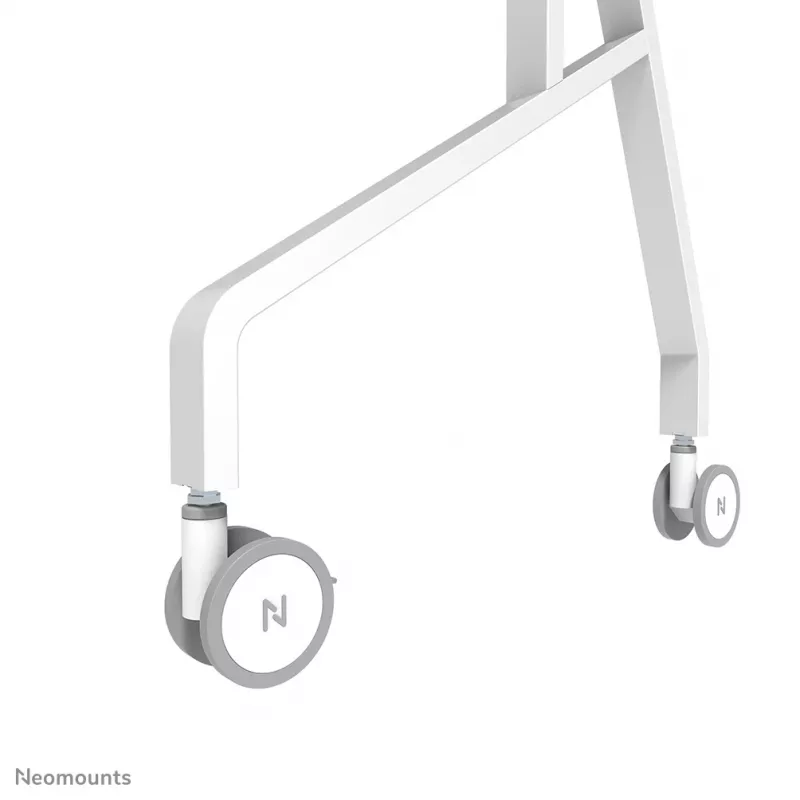 Neomounts FL50-515WH1 vežimėlis Samsung Flip 55–65 colių ekranams, sukamas, reguliuojamo aukščio, baltas