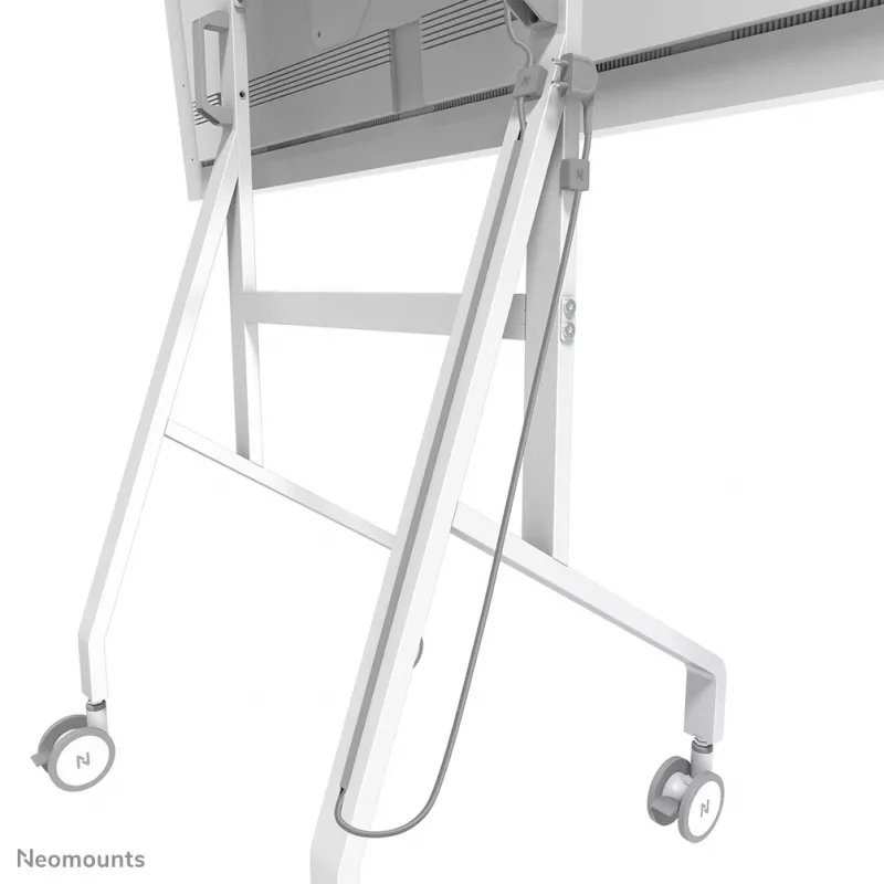 Neomounts FL50-515WH1 vežimėlis Samsung Flip 55–65 colių ekranams, sukamas, reguliuojamo aukščio, baltas