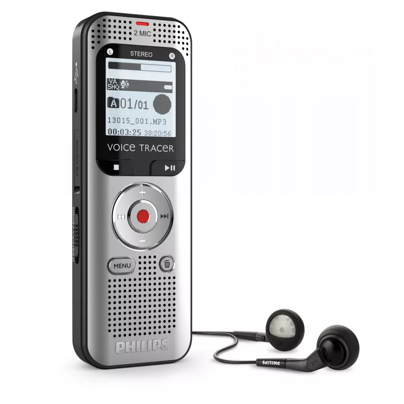 Diktofonas Philips Voice Tracer DVT2015 sidabrinis
