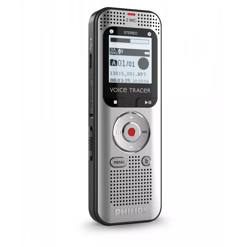 Diktofonas Philips Voice Tracer DVT2015 sidabrinis