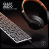AXAGON HMC-KB-CRL USB 5Gbps stotelė su klaviatūra, HDMI 4K/60Hz, 3x USB-A, SD/mSD, garsas, PD100, rusiškas išdėstymas
