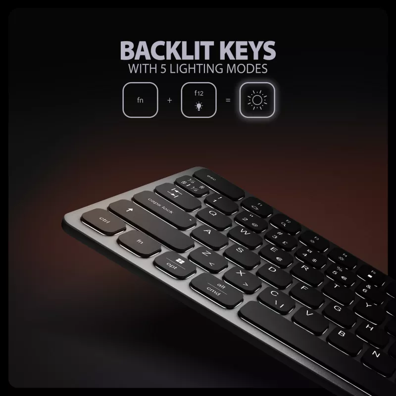 Axagon HMC-KB-NRD, USB 5Gbps centrinė stotelė su klaviatūra, HDMI 4K/60Hz, 3x USB-A, SD/mSD, garsas, PD100, Nordijos išdėstymas
