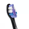 Philips Sonicare Sensitive HX6052/88 2 vnt. šepetėlių antgaliai, juodi, itin minkšti