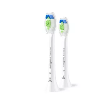Philips Sonicare HX6062/87 šepetėlio galvutės 2 vnt., vidutinio kietumo šereliai, balta