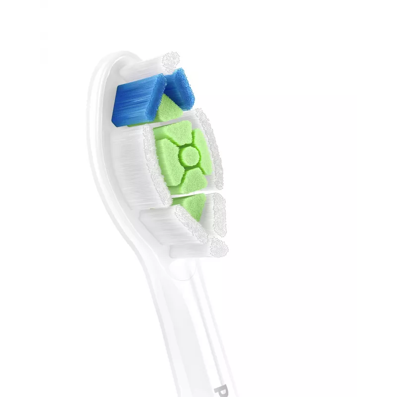 Philips Sonicare HX6062/87 šepetėlio galvutės 2 vnt., vidutinio kietumo šereliai, balta