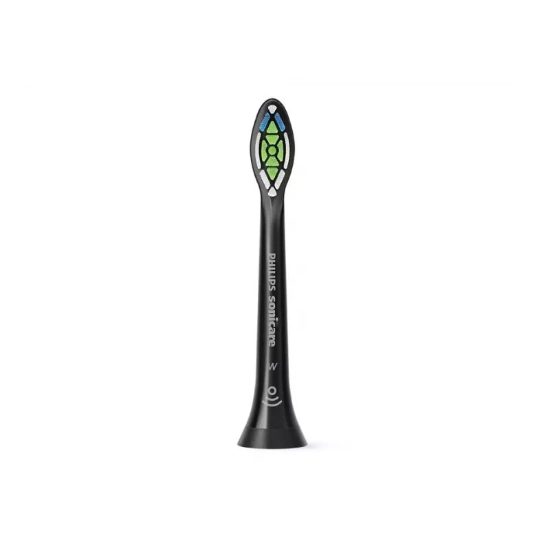 Philips Sonicare Optimal White HX6062/88 2 vnt. šepetėlių antgaliai, juodi, 3 mėn., vidutiniai, 62000 judesių per minutę