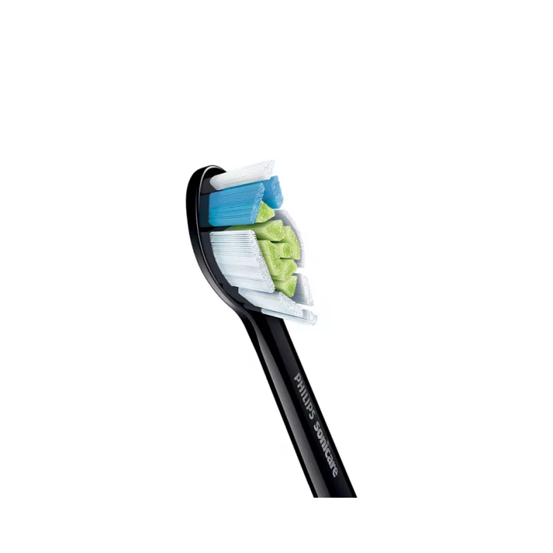 Philips Sonicare Optimal White HX6062/88 2 vnt. šepetėlių antgaliai, juodi, 3 mėn., vidutiniai, 62000 judesių per minutę