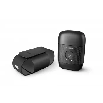 Philips 500 serijos S591/05 rotacinis skustuvas su trimeriu, juodas