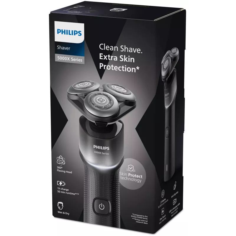 Philips Shaver 5000X serijos X5004/00 šlapias ir sausas elektrinis skustuvas