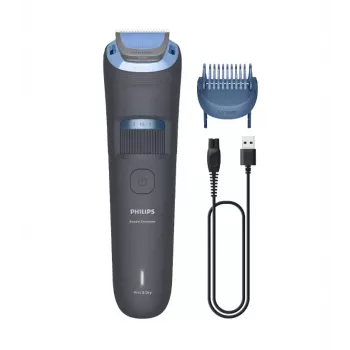 Philips Beard Trimmer 3000 Series BT3617/15 barzdos kirpimo mašinėlė su apvaliais antgaliais