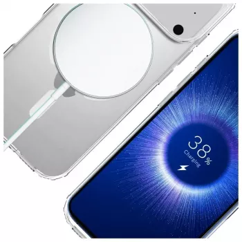 3MK Armor MagCase apsauginis dėklas Apple iPhone 17 Pro, magnetinis, permatomas/rūkytas