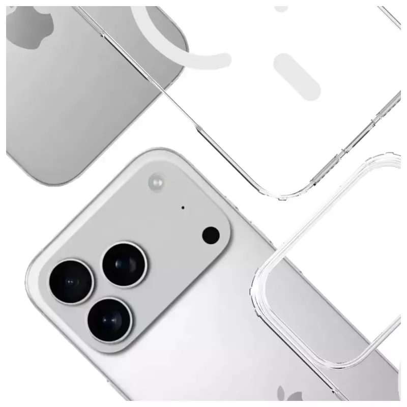 3MK Armor MagCase apsauginis dėklas Apple iPhone 17 Pro, magnetinis, permatomas/rūkytas