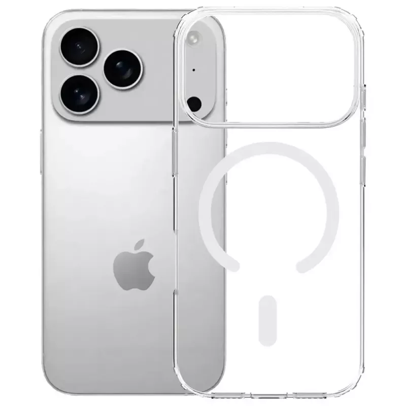 3MK Armor MagCase apsauginis dėklas Apple iPhone 17 Pro, magnetinis, permatomas/rūkytas