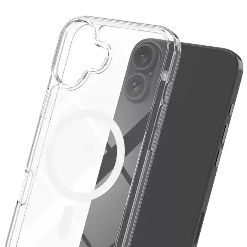 3MK apsauginis dėklas Apple iPhone 17, skaidrus TPU/PU, 6,3 colio (16 cm) ekranui