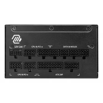 MSI MAG A1000GL PCIE5 II maitinimo blokas 1000 W 24-pin ATX ATX juodas