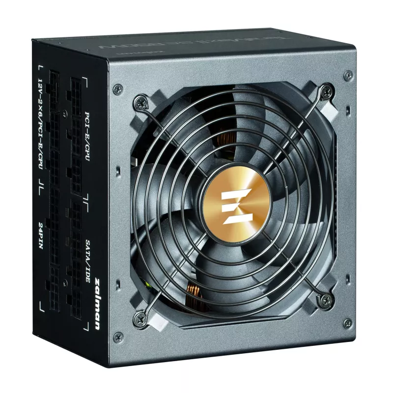 Maitinimo blokas Zalman TeramaxII SE 850 W ATX 18+10 pin, 80 PLUS Gold, 120 mm ventiliatorius, juodas