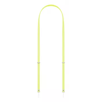 Apple Crossbody Strap neon geltona 2,08 m iš rPET ir nerūdijančio plieno