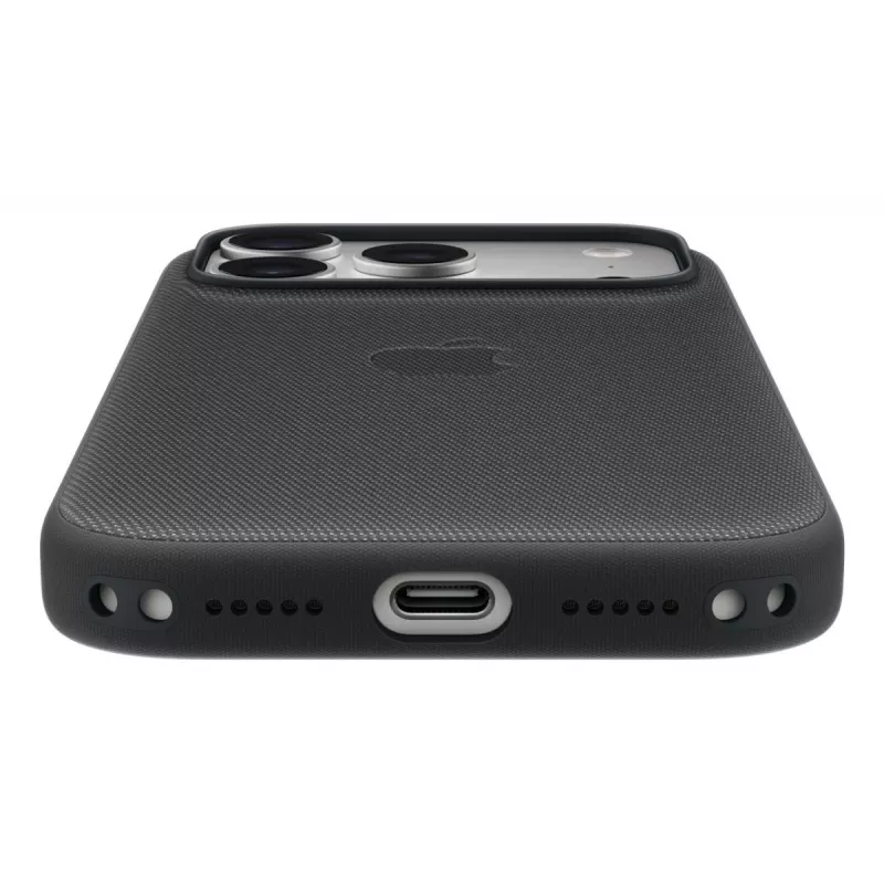 Apple iPhone 17 Pro TechWoven Dėklas su MagSafe – Juodas