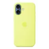 Apple iPhone 17 Silikoninis Dėklas Su MagSafe Neon Geltonas