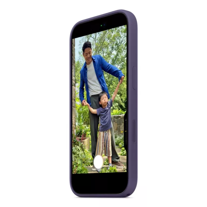 Silicone dėklas Apple iPhone 17 Purple Fog – vienspalvis