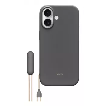 APPLE Beats iPhone 17 Dėklas su stovu, MagSafe ir fotoaparato valdymu – Granitinė pilka