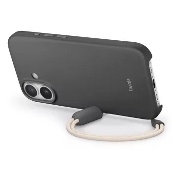 APPLE Beats iPhone 17 Dėklas su stovu, MagSafe ir fotoaparato valdymu – Granitinė pilka