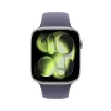 Išmanusis laikrodis Apple Watch Series 11 GPS 46mm sidabrinis aliumininis korpusas, Purple Fog sportinė juosta S/M