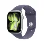 Išmanusis laikrodis Apple Watch Series 11 GPS 46mm sidabrinis aliumininis korpusas, Purple Fog sportinė juosta S/M